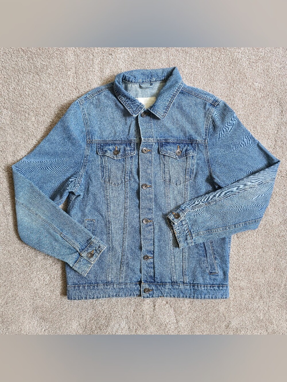 Utility Supply Co. International classic denim trucker jacket XL